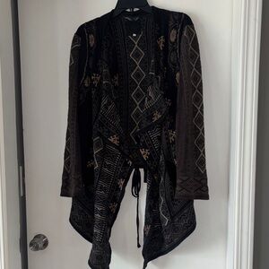 Johnny Was Biya Embroidered Sweater